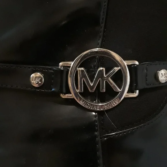 💕HP💕Michael Kors Black Riding Boots*Fits 6.5* - Picture 6 of 9